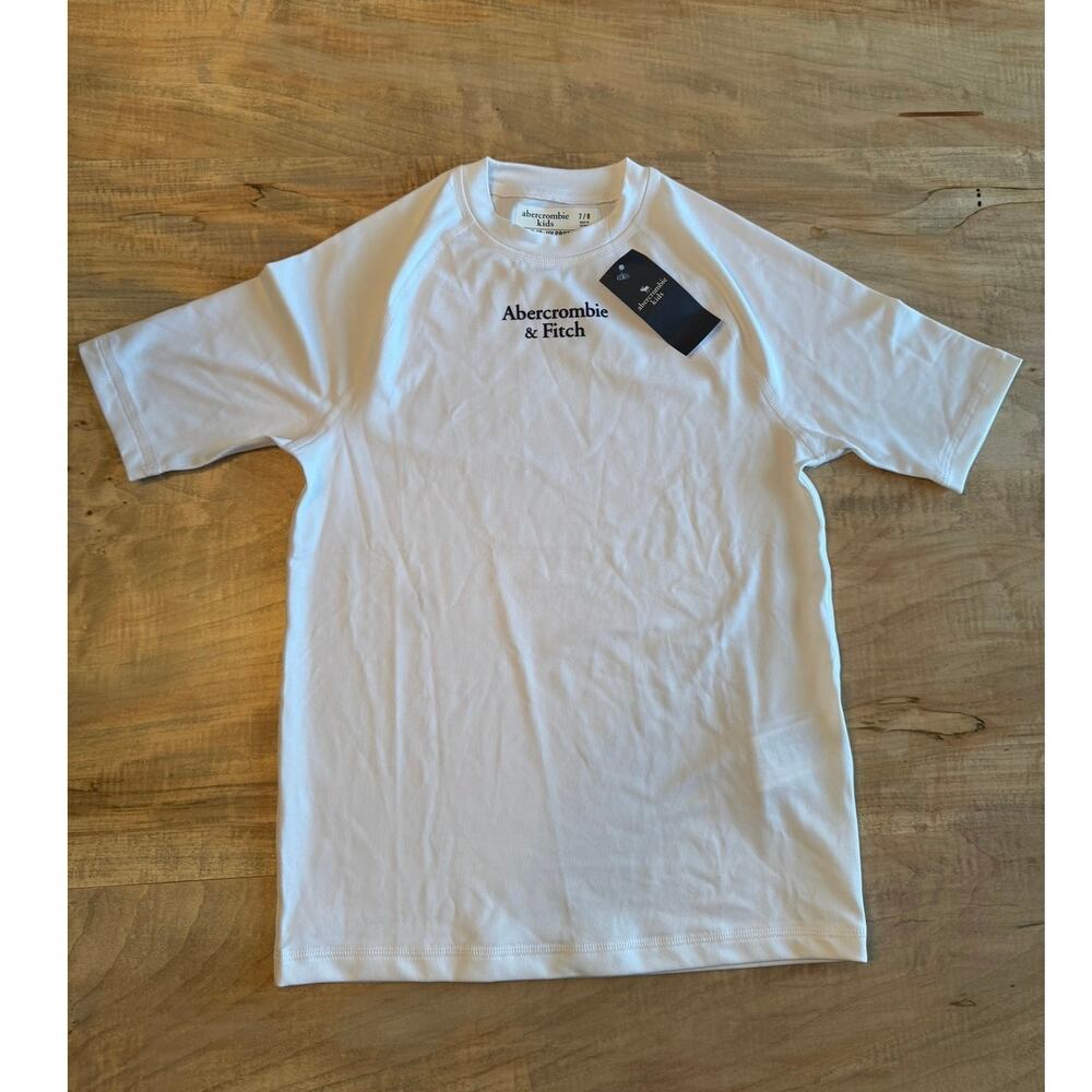 abercrombie kids UPF 40+ UV Protection Swim Shirt / Rashguard NWT Size 7/8